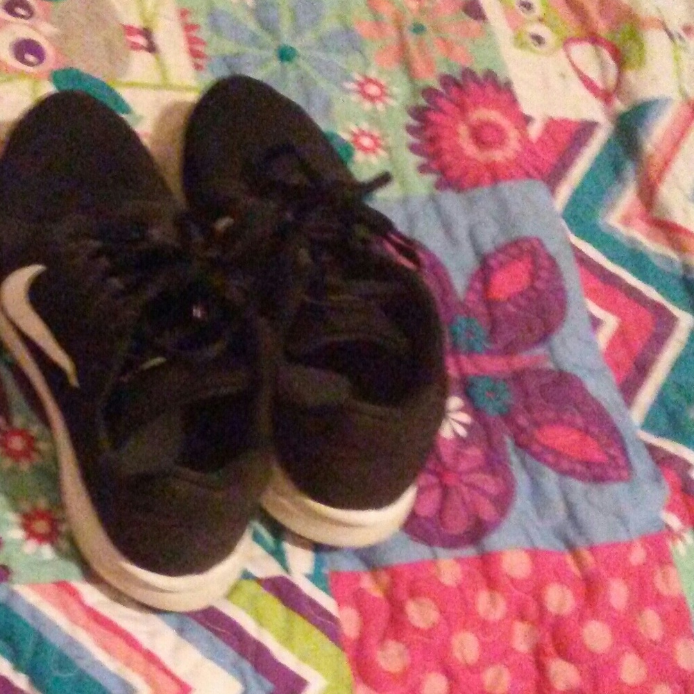 Black and white Nike